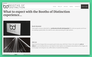 Website design & content strategy BoD