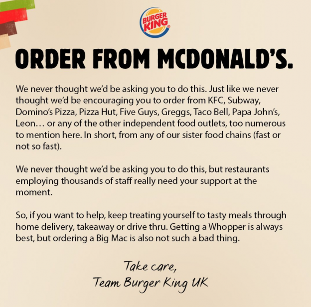 New Burger King ad