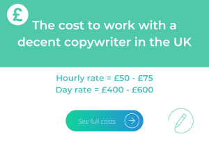 How much does it cost to hire a freelance copywriter?