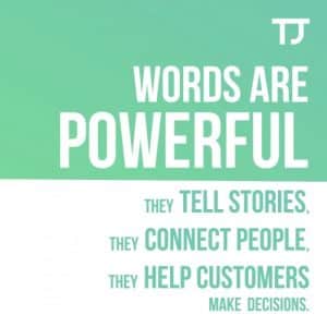 Words are powerful