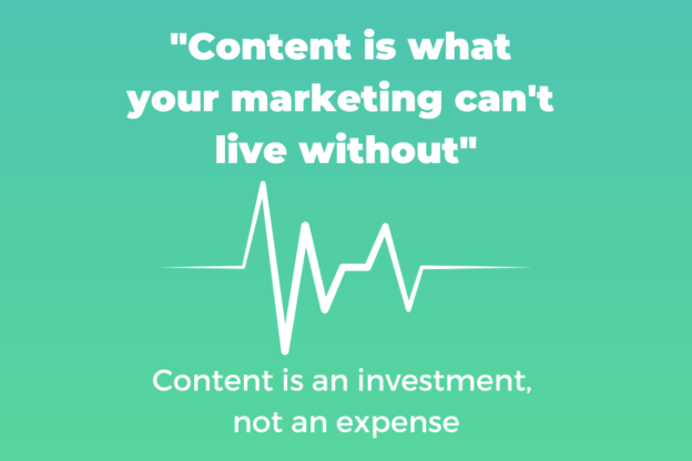 Content is what your marketing can't live without