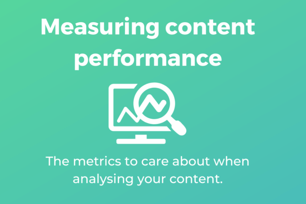 Measuring content performance - content analysis