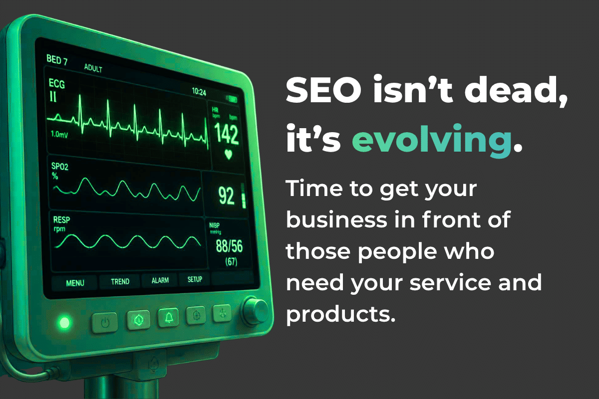 SEO isn't dead, it's evolving. Get your business showing up online through AI or search